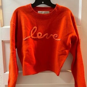 Endless Rose Orange Love Sweater